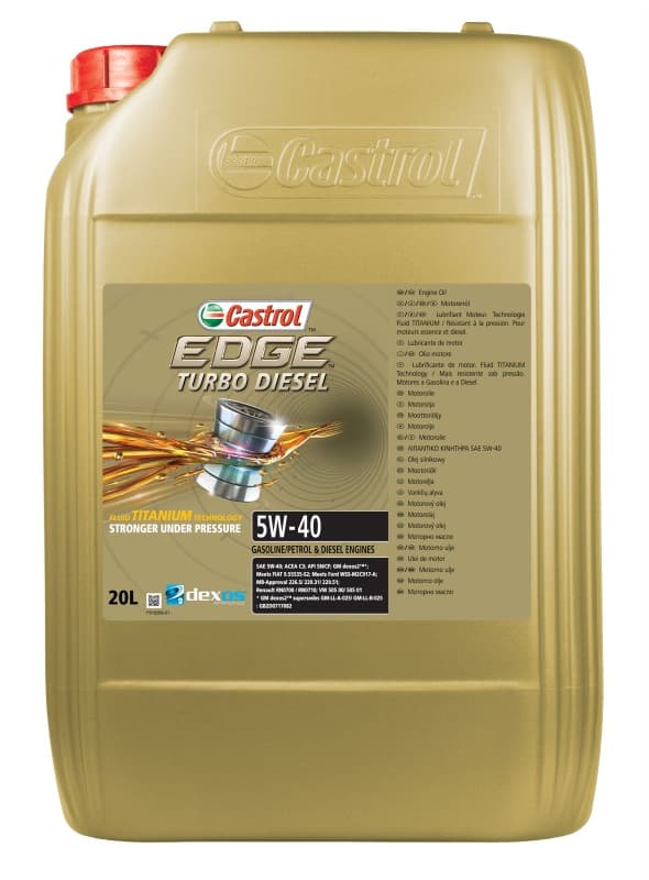 Ulei de motor CASTROL Edge Turbo Diesel 5W-40 20L