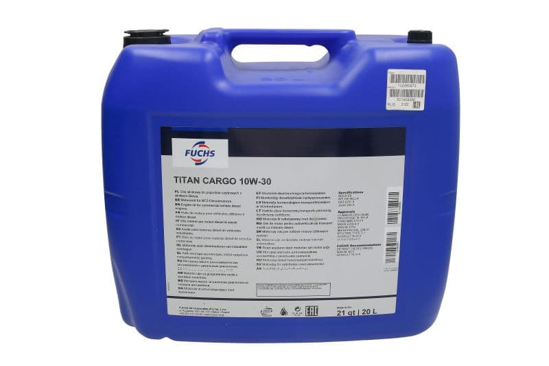 Ulei de motor FUCHS Titan Cargo 10W-30 2L