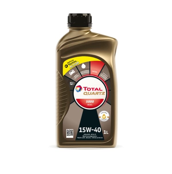 Ulei de motor TOTAL QUARTZ 5000 DIESEL 15W-40 1L