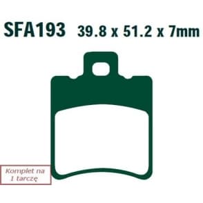 set placute frana,frana disc EBC Brakes SFA193HH