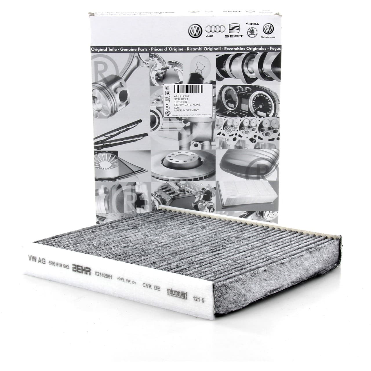 Filtru, aer habitaclu OE VOLKSWAGEN 6R0 819 653