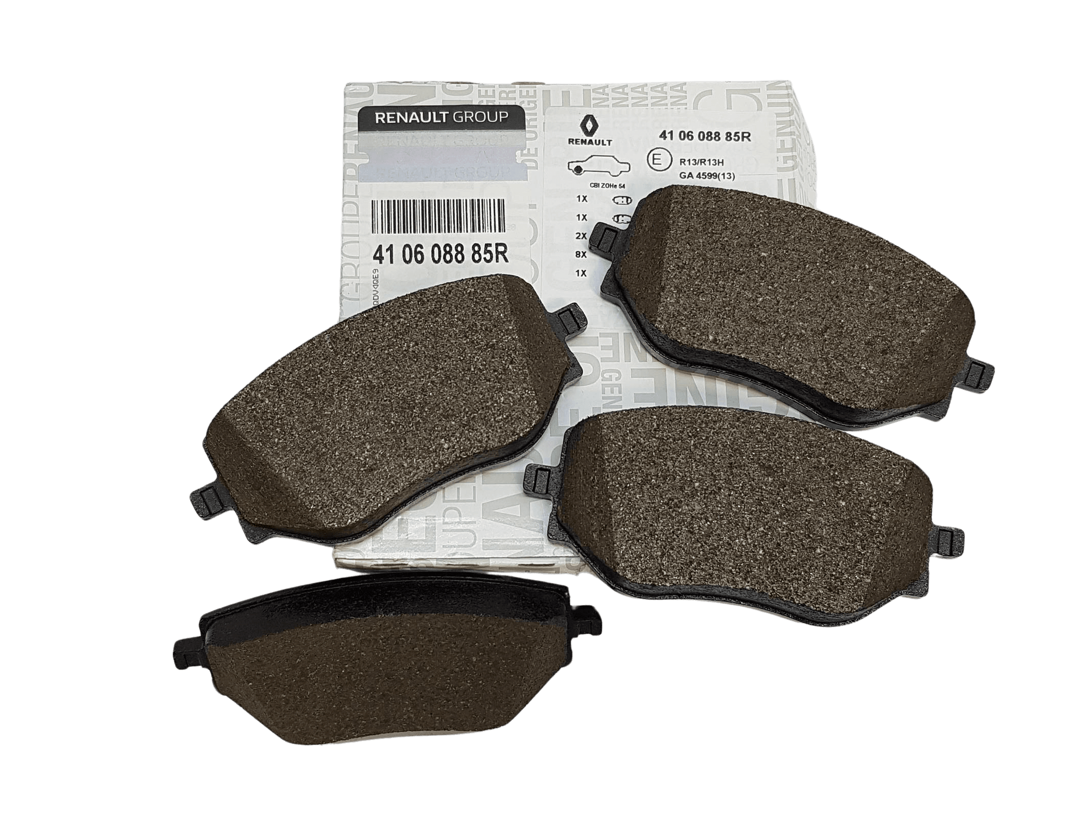 set placute frana,frana disc OE RENAULT 41 06 088 85R