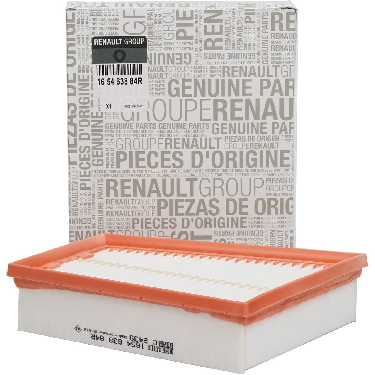 Filtru aer OE RENAULT 16 54 638 84R