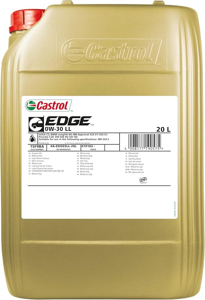 Ulei de motor Castrol EDGE 0W-30 LL 20L