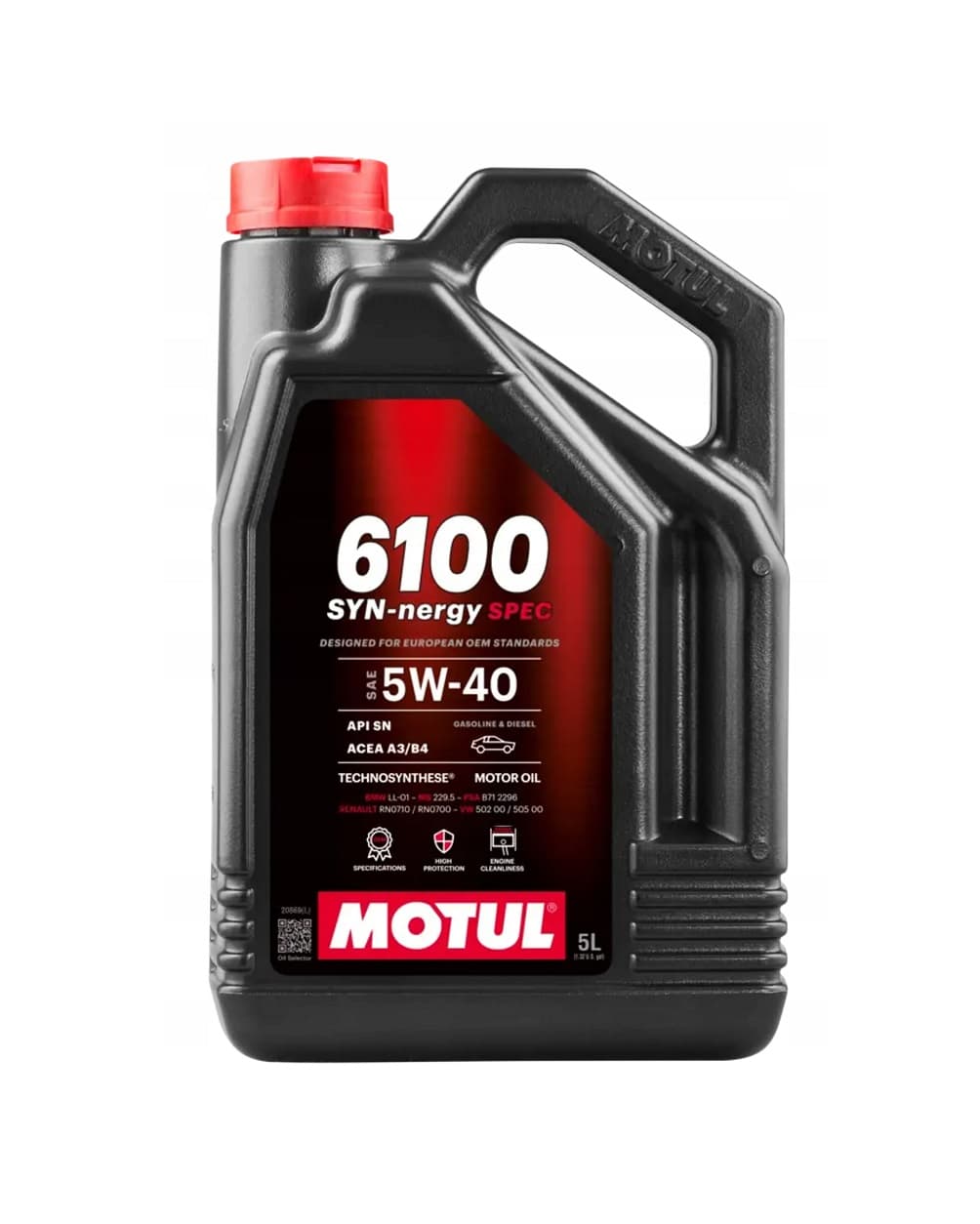 Ulei de motor MOTUL 6100 SYN-NERGY SPEC 5W-40 5L
