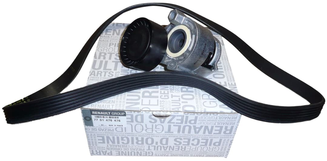 Set curea transmisie cu caneluri OE RENAULT 7701476476