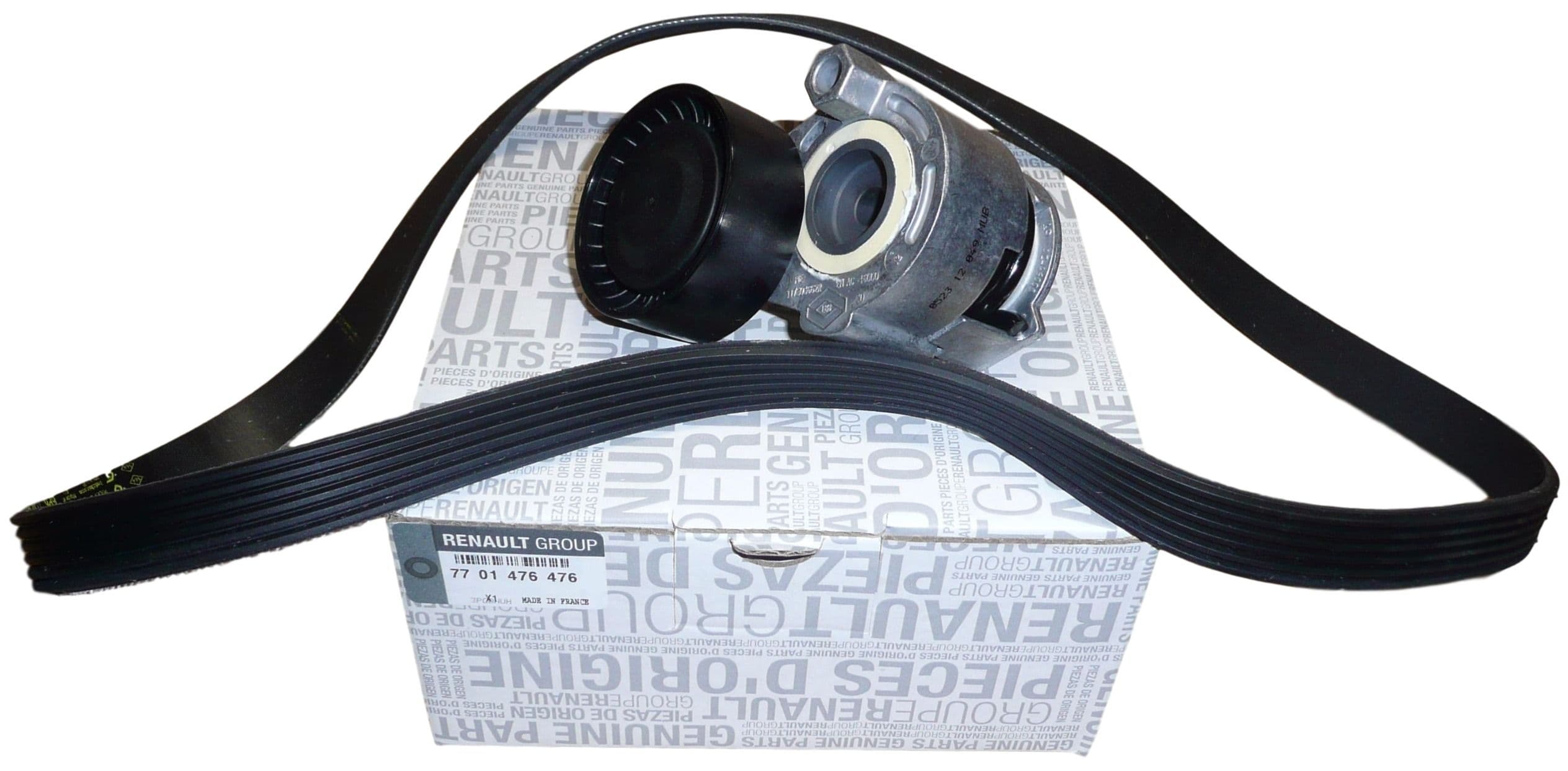 Set curea transmisie cu caneluri OE RENAULT 7701476476