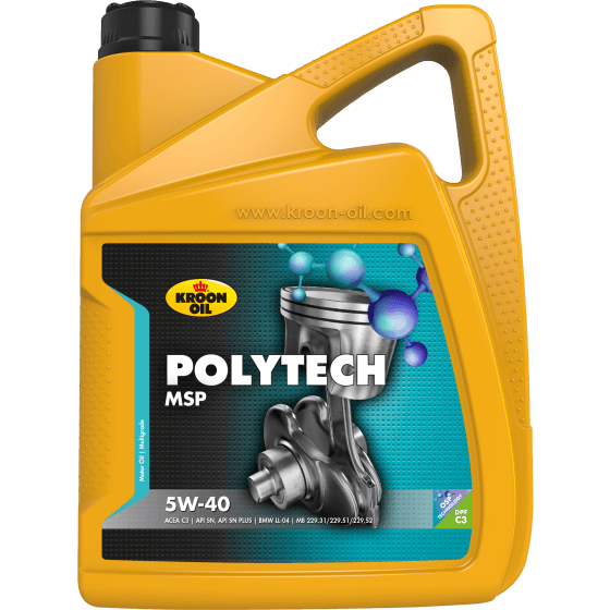 Ulei de motor KROON OIL PolyTech MSP 5W-40 37337 5L