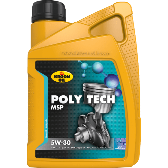 Ulei de motor KROON OIL PolyTech MSP 5W-30 37399 1L