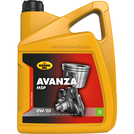 Ulei de motor KROON OIL Avanza MSP 0W-20 37350 5L