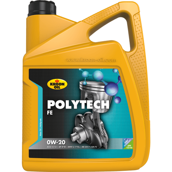 Ulei de motor KROON OIL PolyTech FE 0W-20 37569 5L