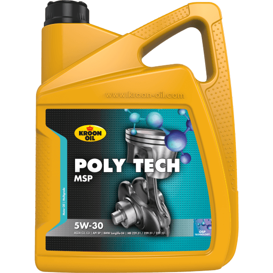 Ulei de motor KROON OIL PolyTech MSP 5W-30 37400 5L