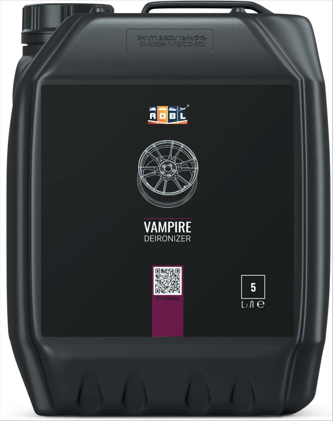 Solutie Decontaminare Jante PH Neutru ADBL Vampire Deironizer 5L