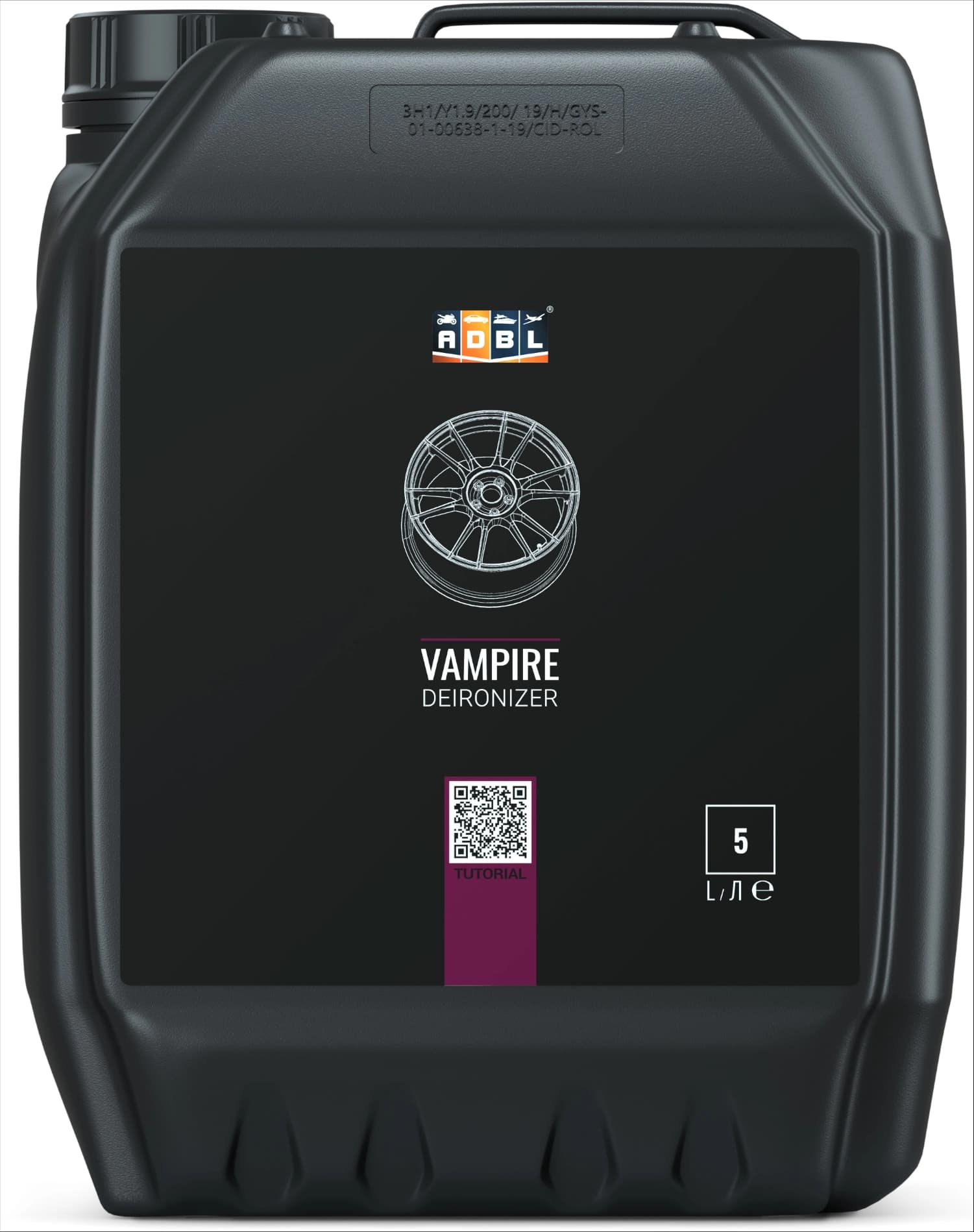 Solutie Decontaminare Jante PH Neutru ADBL Vampire Deironizer 5L