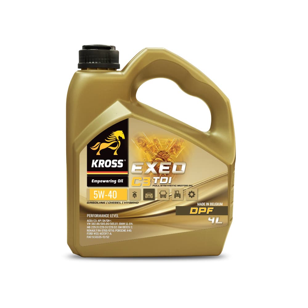 Ulei de motor KROSS EXEO 5W-40 C3-TDI 4L