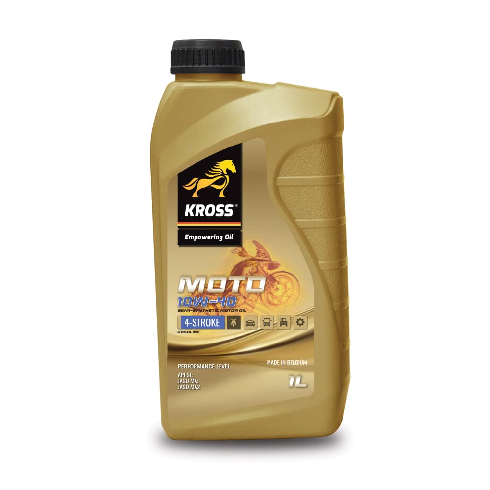 Ulei de motor KROSS 4T 10W-40 SEMISYTHETIC 1L