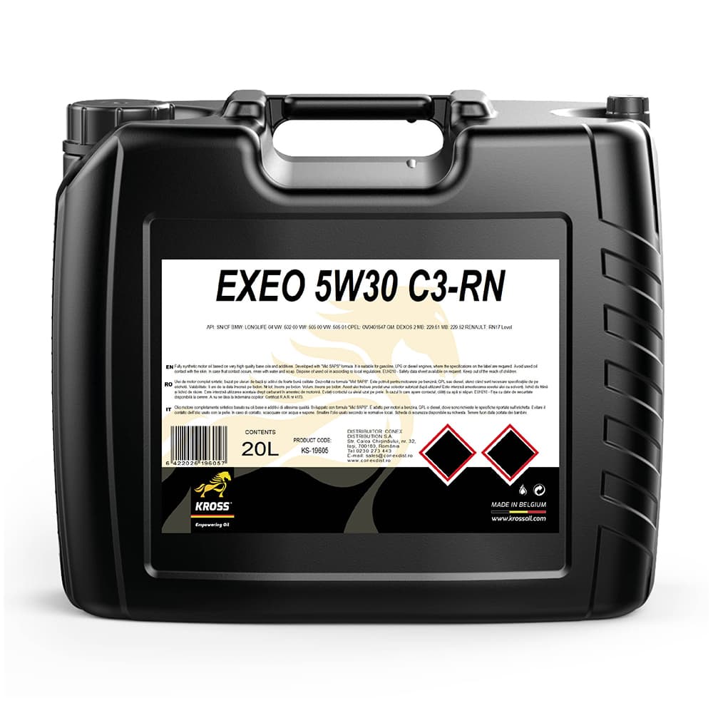 Ulei de motor KROSS EXEO 5W-30 C3-RN 20L