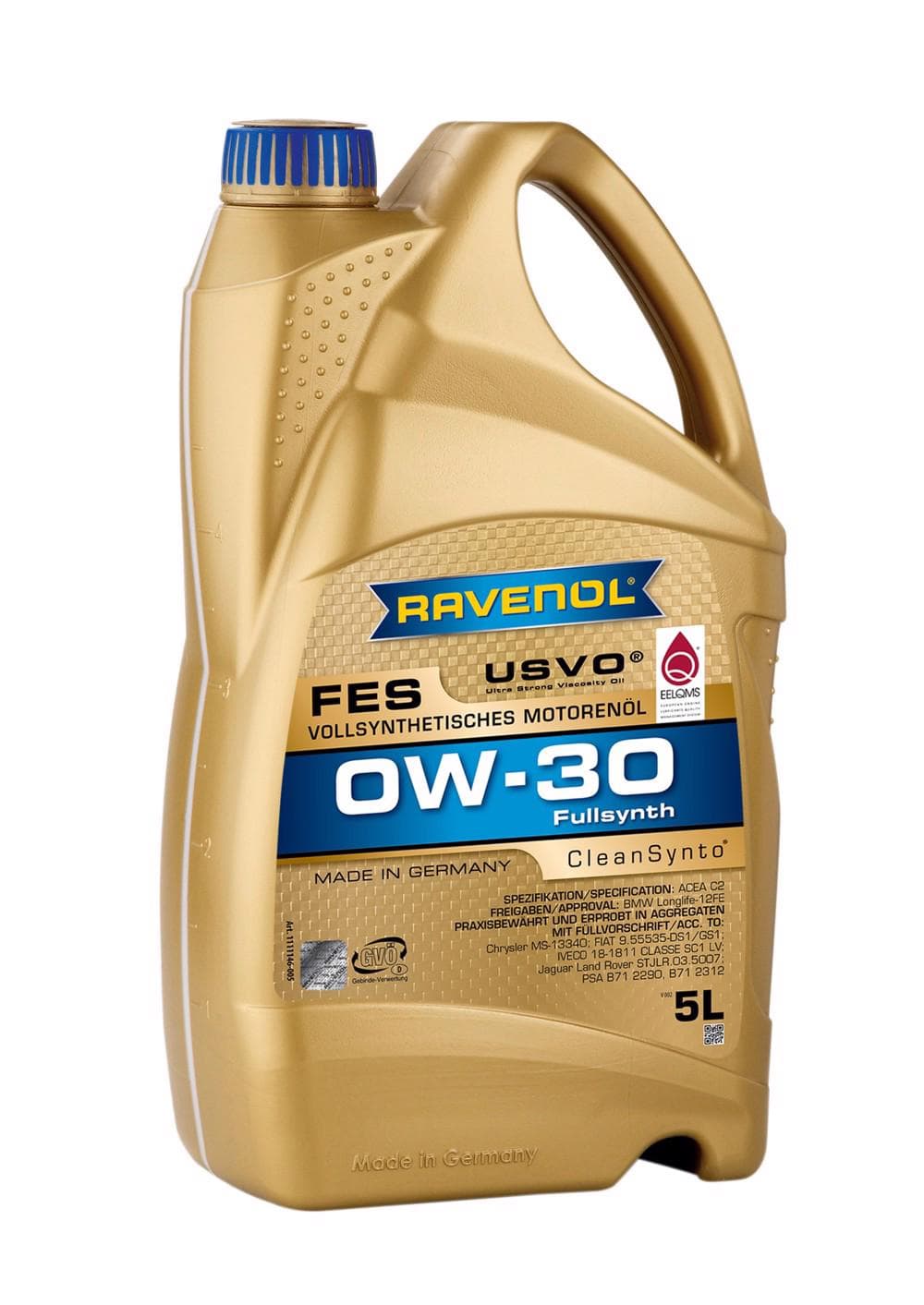 Ulei de motor RAVENOL FES 0W-30 USVO 5L