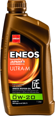 Ulei de motor ENEOS ULTRA M 0W-20 1L