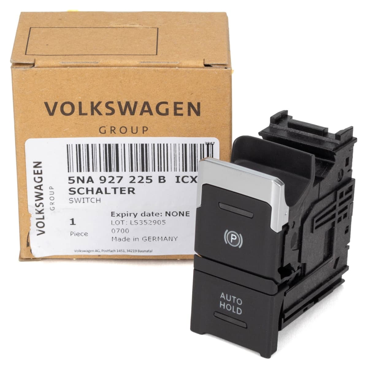 Comutator, actionare frana de parcare OE VOLKSWAGEN 5NA927225BICX