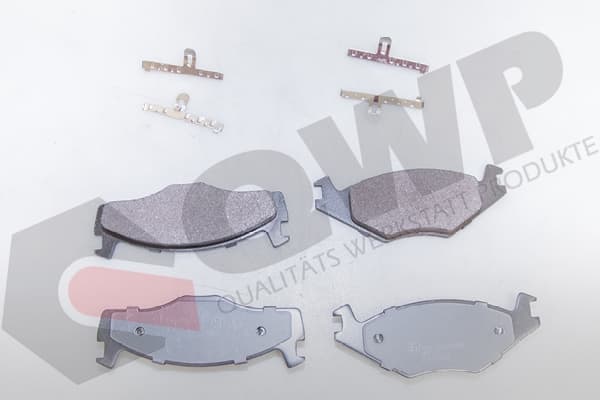 set placute frana,frana disc QWP WBP346