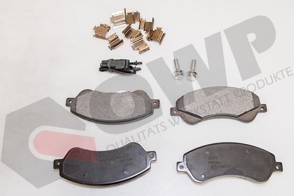 set placute frana,frana disc QWP WBP424