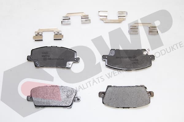 set placute frana,frana disc QWP WBP773
