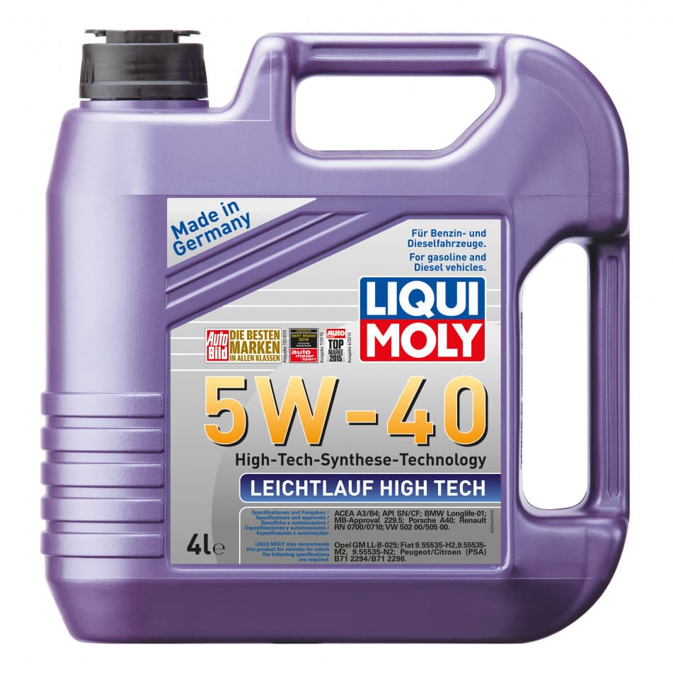 Ulei de motor LIQUI MOLY Leichtlauf High Tech 5W-40 4L