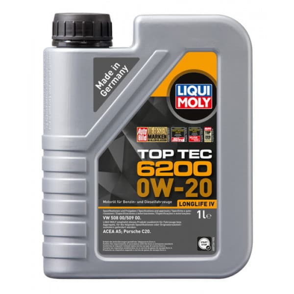 Ulei de motor LIQUI MOLY Top Tec 6200 0W-20 1L