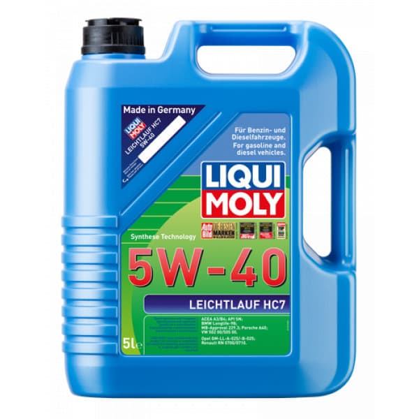 Ulei de motor LIQUI MOLY Leichtlauf HC7 5W-40 5L