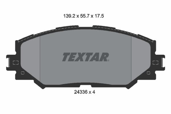 Set placute frana disc TEXTAR 2433601