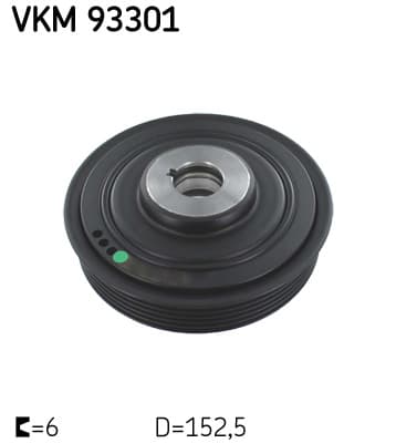 Fulie curea, arbore cotit SKF VKM 93301