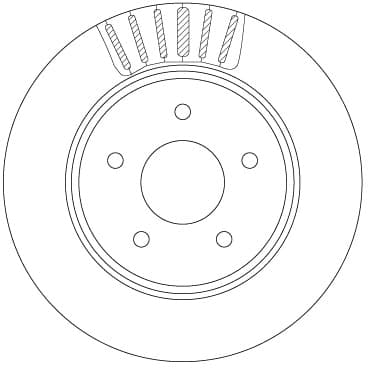 Disc frana TRW DF6789