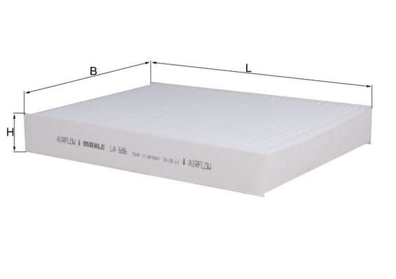 Filtru habitaclu MAHLE LA 686