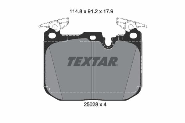 Set placute frana disc TEXTAR 2502805