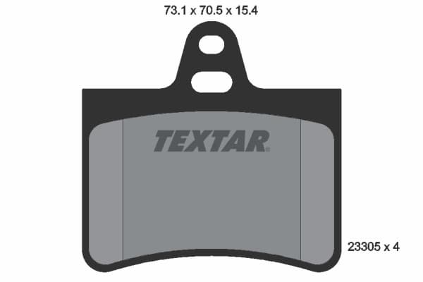 Set placute frana disc TEXTAR 2330501