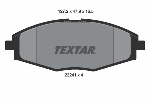 Set placute frana disc TEXTAR 2324102