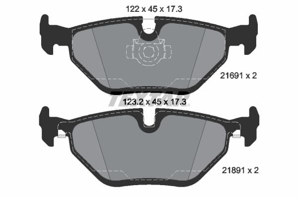 Set placute frana disc TEXTAR 2169103