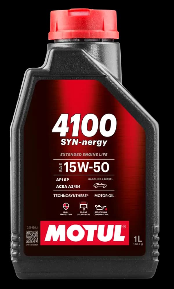 Ulei de motor MOTUL 4100 SYN-NERGY 15W-50 1L
