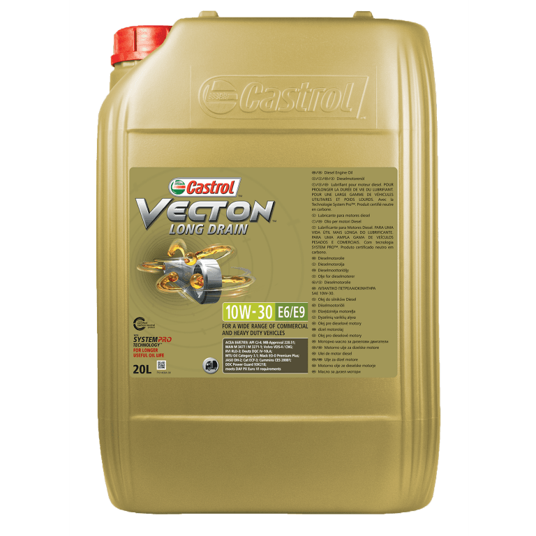 Ulei de motor CASTROL Vecton Long Drain 10W-30 E6/E9 20L