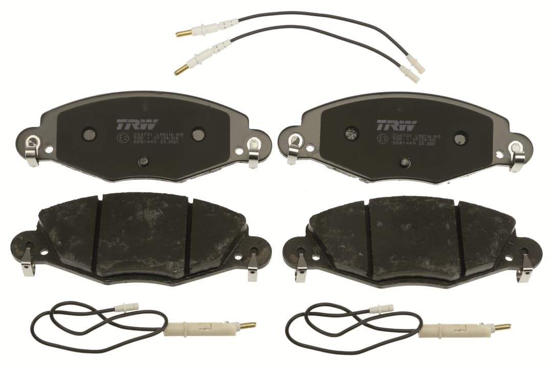Set placute frana disc TRW GDB1449