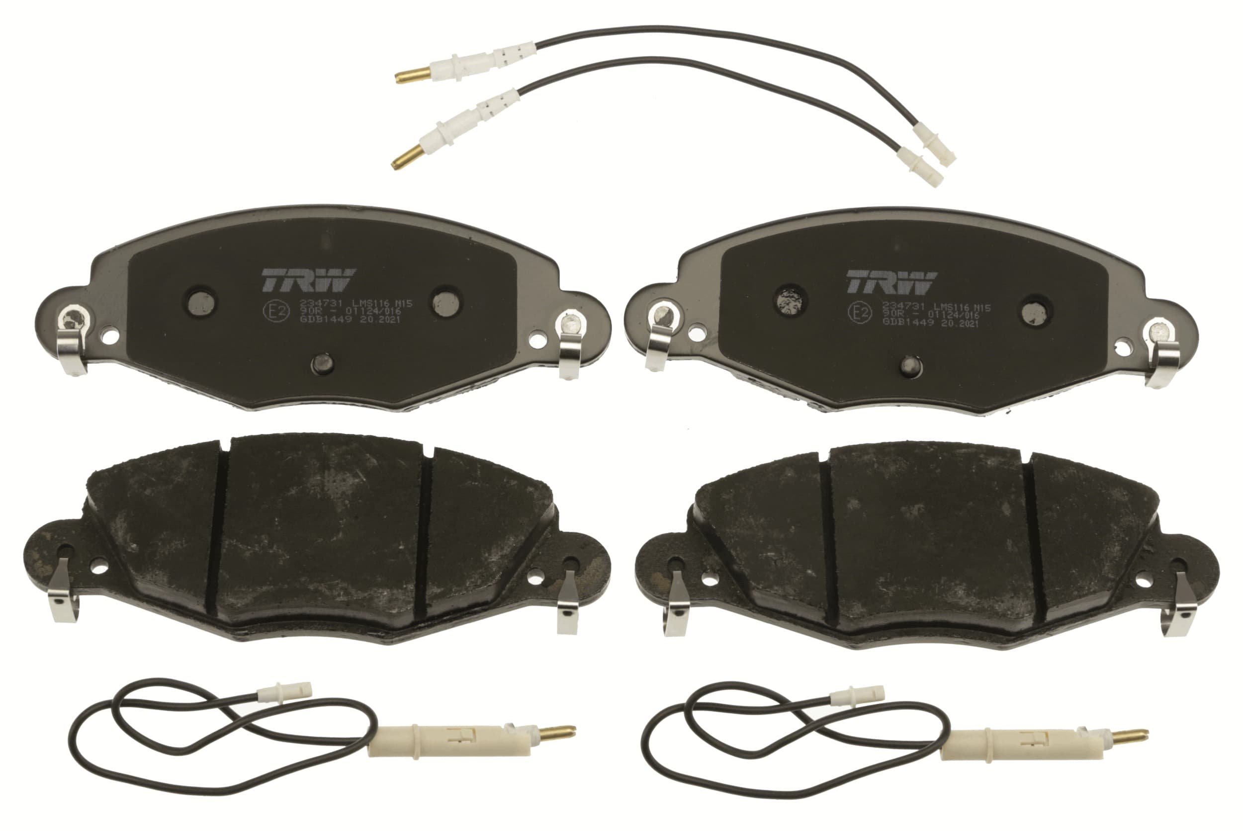 Set placute frana disc TRW GDB1449