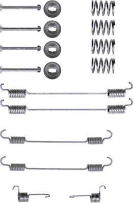 Set accesorii, sabot de frana TEXTAR 97010100