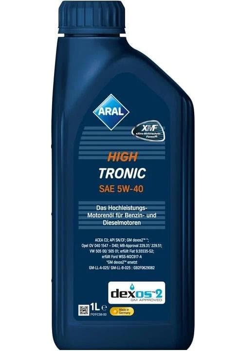 Ulei motor Aral HighTronic 5W‑40 1L