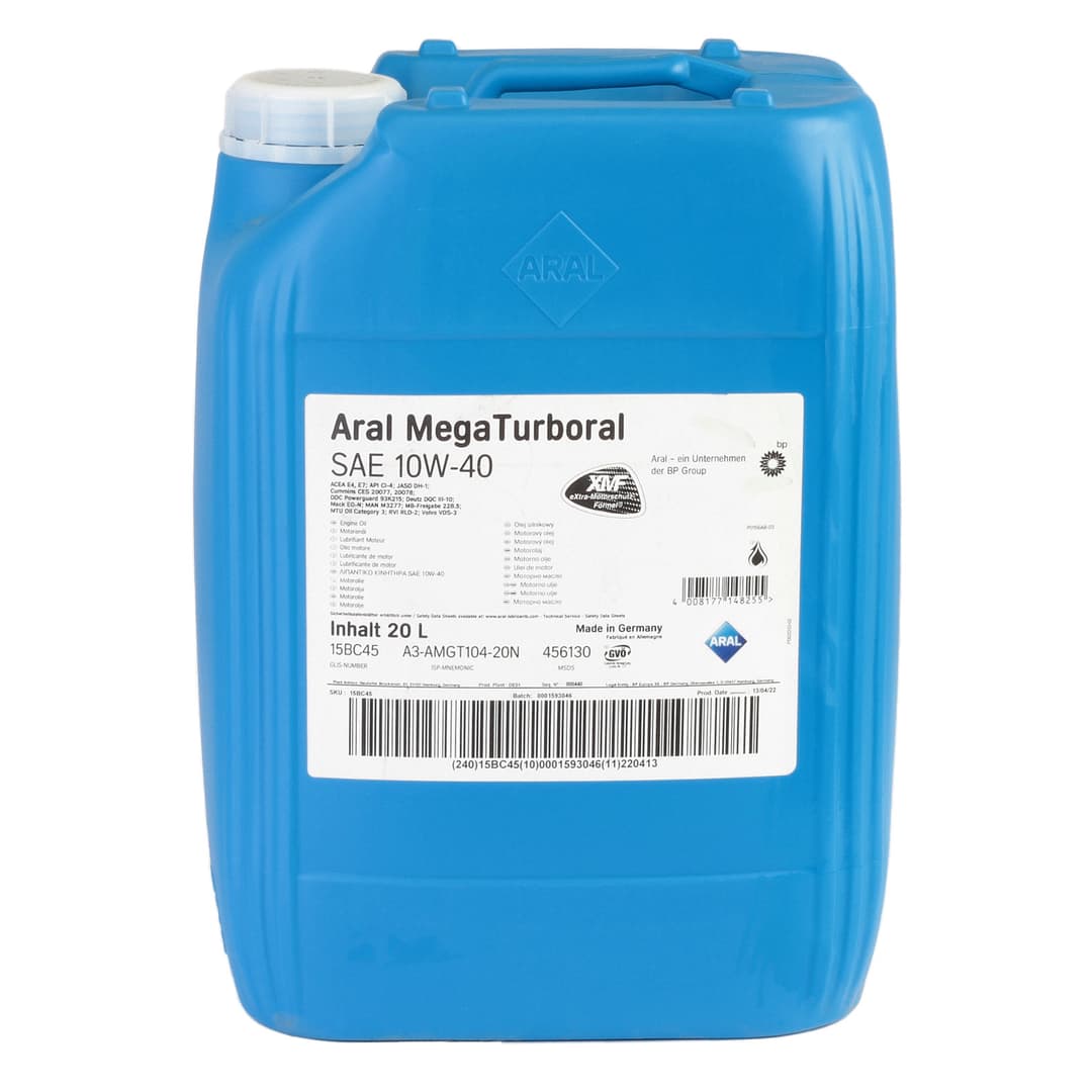 Ulei de motor Aral MegaTurboral 10W-40 20L