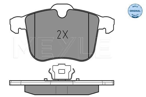 Set placute frana disc MEYLE 025 234 0419