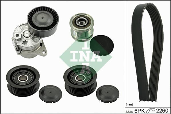 Set curea transmisie cu caneluri Schaeffler INA 529 0115 21