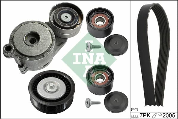 Set curea transmisie cu caneluri Schaeffler INA 529 0171 10