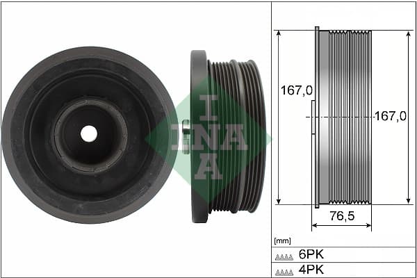 Fulie curea, arbore cotit Schaeffler INA 544 0082 10