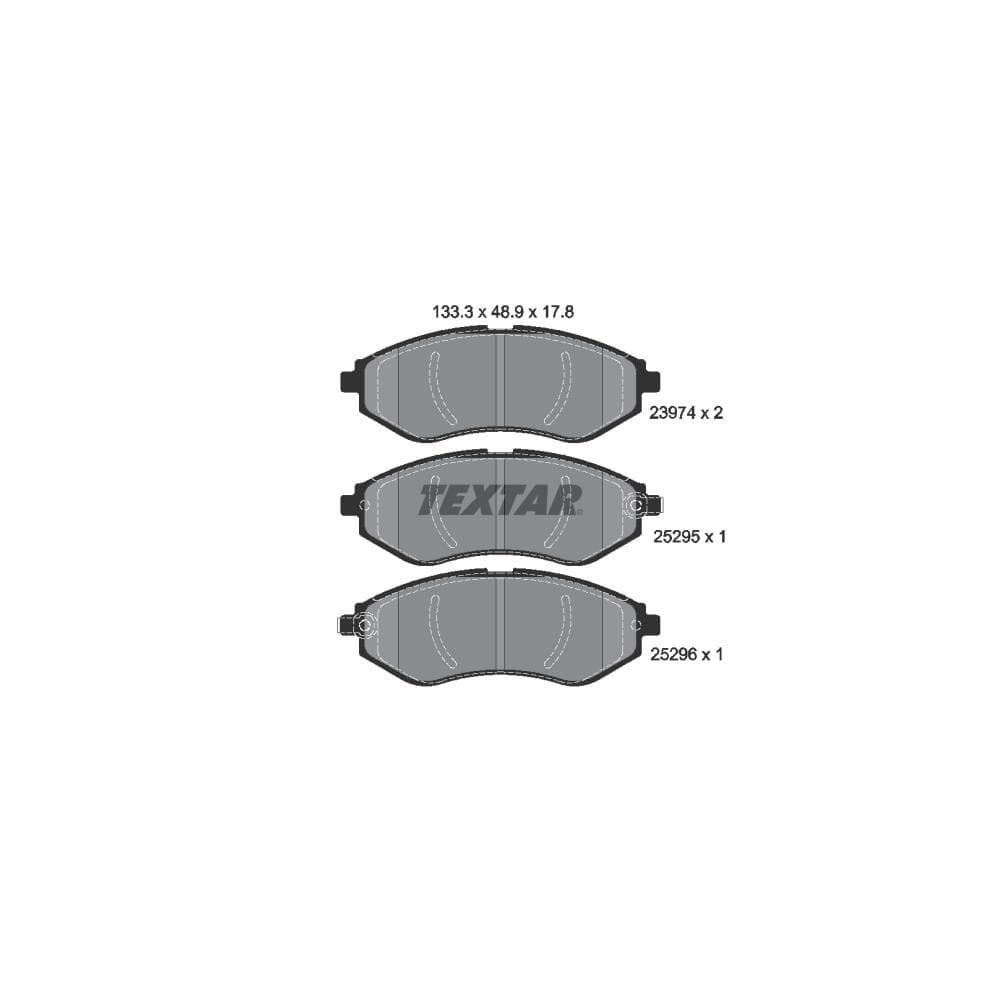 Set placute frana disc TEXTAR 2397406